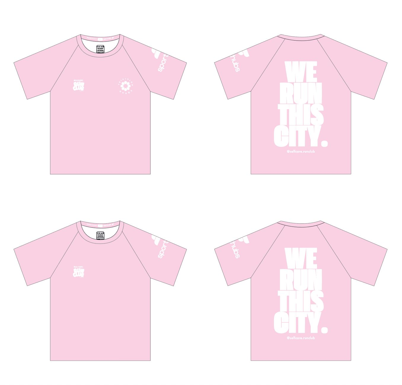 Selfcare Runclub Community Tee, Ansicht: Front